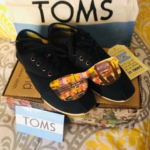 Toms Cordones Black Canvas
